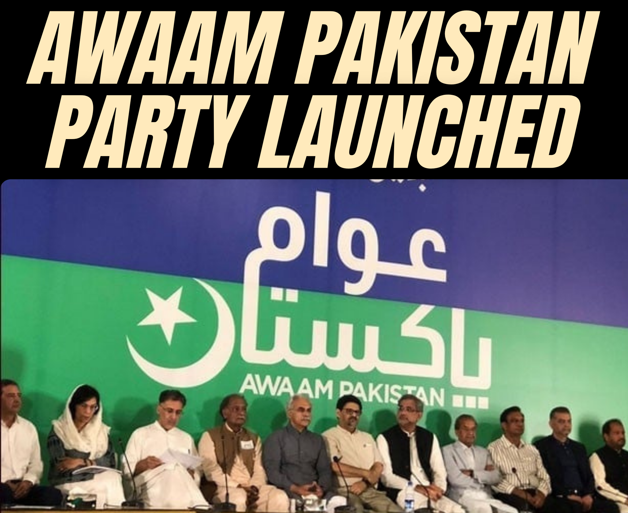 Awaam Pakistan Party Details : New Awaam Pakistan Party Launched