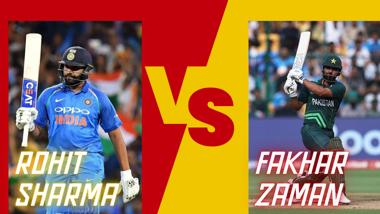 Rohit Sharma VS Fakhar Zaman Stats