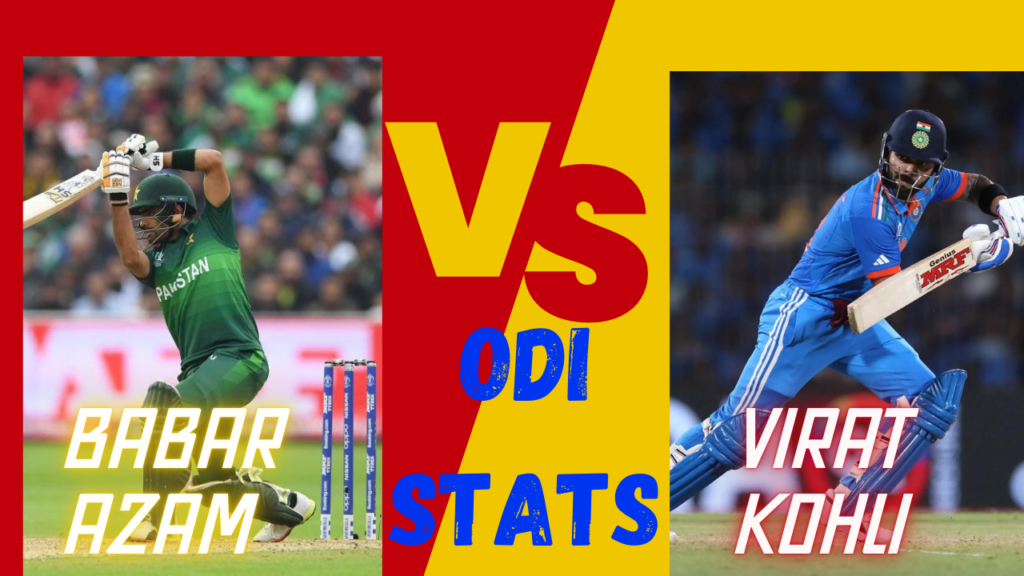 BABAR AZAM VS VIRAT KOHLI ODI STATS 2024